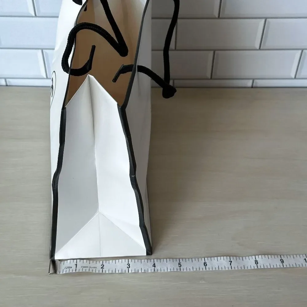Chanel White Gift Bag - medium